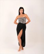 LYDA SILK FEEL PAREO BLACK