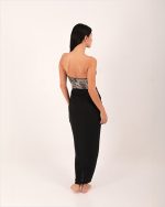 LYDA SILK FEEL PAREO BLACK - Image 3