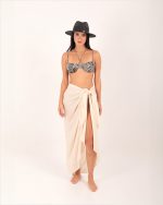 LYDA SILK FEEL PAREO ECRU - Image 2