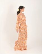 YELLOW SCALLOP WRAP TOP - Image 2